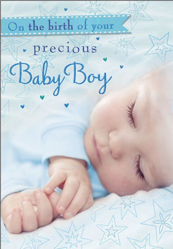 Picture of PRECIOUS BABY BOY CARD